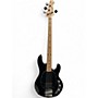 Used Sterling by Music Man Sting Ray 4 String Black Electric Bass Guitar Black