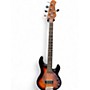 Used Sterling by Music Man Sting Ray 5 3 Color Sunburst Spalted Maple Electric Bass Guitar 3 Color Sunburst Spalted Maple