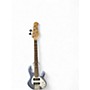 Used Sterling by Music Man Sting Ray 5 Ice Blue Metallic Electric Bass Guitar Ice Blue Metallic