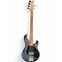 Used Sterling by Music Man Sting Ray 5 String Blue Electric Bass Guitar Blue