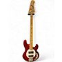 Used Sterling by Music Man Sting Ray Red Electric Bass Guitar Red