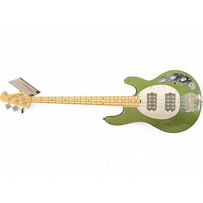 Used Sterling by Music Man Sting Ray Royal Olive Electric Bass Guitar
