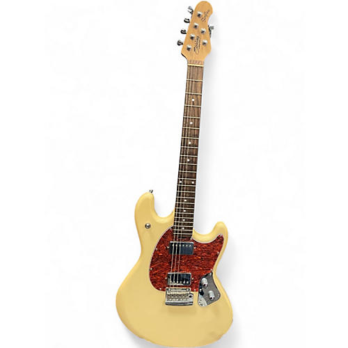 Used Sterling by Music Man Sting Ray SR50 Olympic White Solid Body Electric Guitar Olympic White