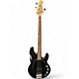 Used Sterling by Music Man Sting ray Black Electric Bass Guitar Black