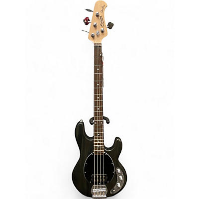 Used Sterling by Music Man StingRay 4 Trans Black Electric Bass Guitar