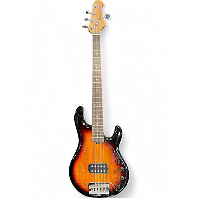 Used Sterling by Music Man StingRay 5  3 Tone Sunburst Electric Bass Guitar