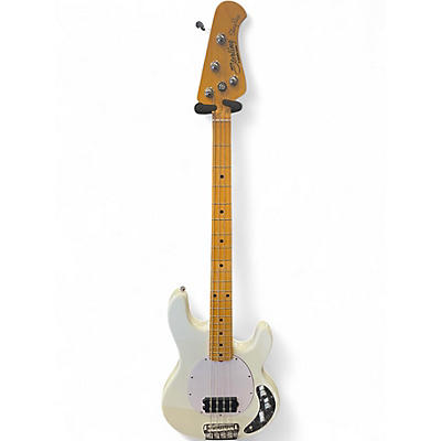 Used Sterling by Music Man StingRay Classic Ray24CA  Olympic White Electric Bass Guitar