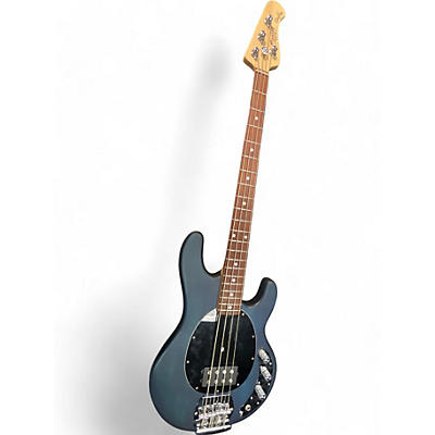 Used Sterling by Music Man StingRay Dark Blue Electric Bass Guitar