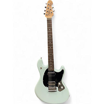 Used Sterling by Music Man StingRay Light Blue Solid Body Electric Guitar