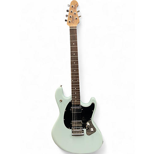 Used Sterling by Music Man StingRay Light Blue Solid Body Electric Guitar Light Blue