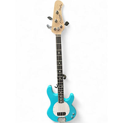 Used Sterling by Music Man StingRay RAY2 Blue Electric Bass Guitar