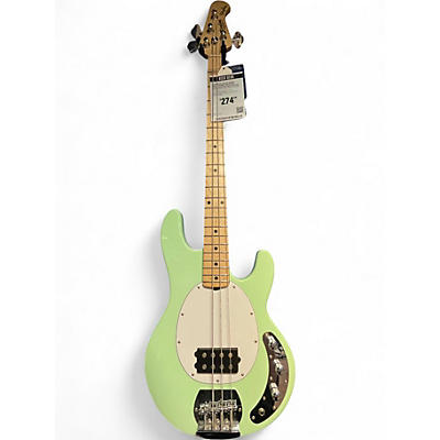 Used Sterling by Music Man StingRay RAY4 Mint Green Electric Bass Guitar