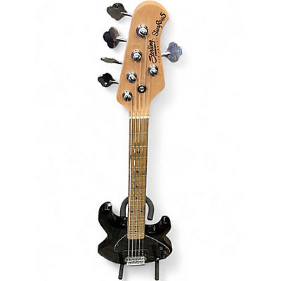 Used Sterling by Music Man StingRay RAY5 Black Electric Bass Guitar