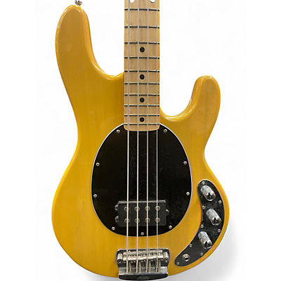 Used Sterling by Music Man StingRay Ray24 Butterscotch Electric Bass Guitar