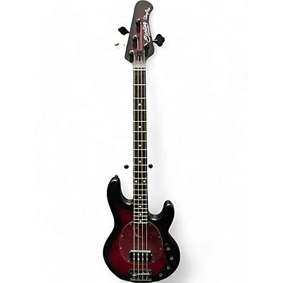 Sterling by Music Man Used Sterling by Music Man StingRay Ray34 Dark Scarlet Burst Satin Electric Bass Guitar