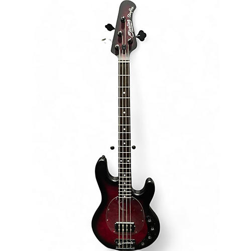 Sterling by Music Man Used Sterling by Music Man StingRay Ray34 Dark Scarlet Burst Satin Electric Bass Guitar Dark Scarlet Burst Satin