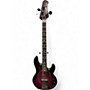 Used Sterling by Music Man Used Sterling by Music Man StingRay Ray34 Dark Scarlet Burst Satin Electric Bass Guitar Dark Scarlet Burst Satin