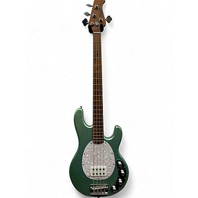 Used Sterling by Music Man StingRay Ray34 Sparkle Seafoam Sparkle Electric Bass Guitar