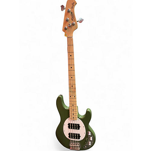 Used Sterling by Music Man StingRay Ray4HH Green Electric Bass Guitar Green