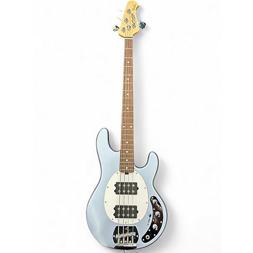 Used Sterling by Music Man StingRay Ray4HH Lake Blue Metallic Electric Bass Guitar Lake Blue Metallic
