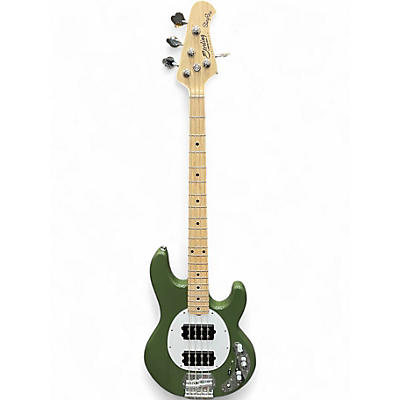 Used Sterling by Music Man StingRay Ray4HH Olive Electric Bass Guitar