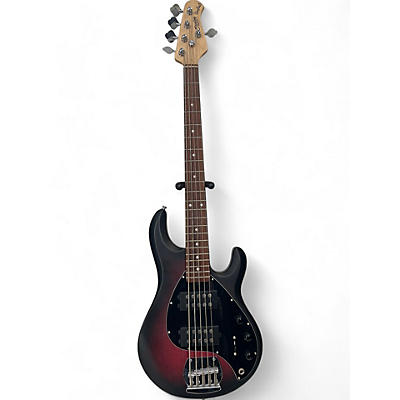 Sterling by Music Man Used Sterling by Music Man StingRay Ray5HH Ruby Red Burst Satin Electric Bass Guitar