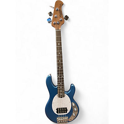 Used Sterling by Music Man StingRay Short Scale Lake Toluca Blue Electric Bass Guitar