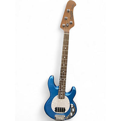 Used Sterling by Music Man StingRay Short-Scale Toluca Lake Blue Electric Bass Guitar