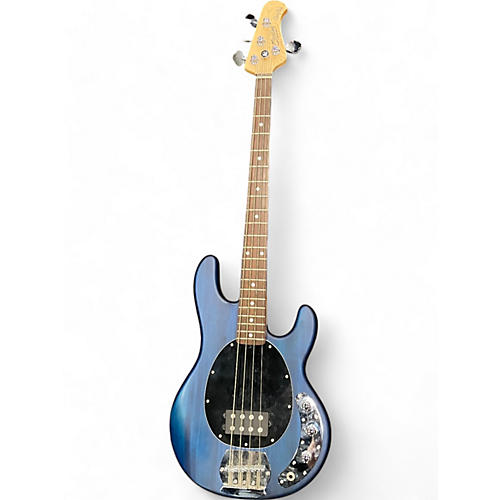 Sterling by Music Man Used Sterling by Music Man StingRay Trans Blue Electric Bass Guitar Trans Blue