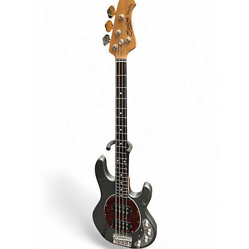 Used Sterling by Music Man StingRay34 HH Charcoal Electric Bass Guitar Charcoal