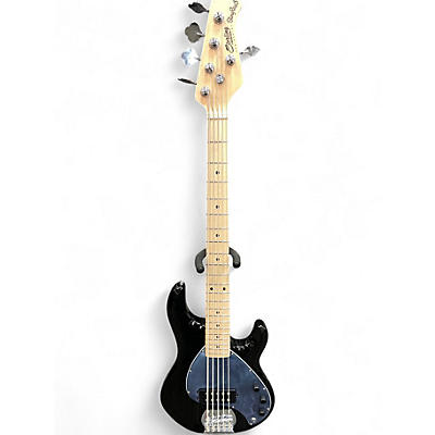Used Sterling by Music Man StingRay5  Black Electric Bass Guitar