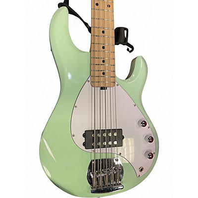 Used Sterling by Music Man StingRay5 Mint Green Electric Bass Guitar