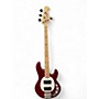 Used Sterling by Music Man Stingray 4 HH Candy Apple Red Metallic Electric Bass Guitar Candy Apple Red Metallic