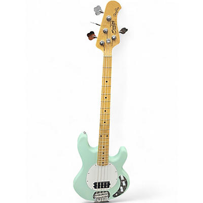 Used Sterling by Music Man Stingray 4 Seafoam Green Electric Bass Guitar