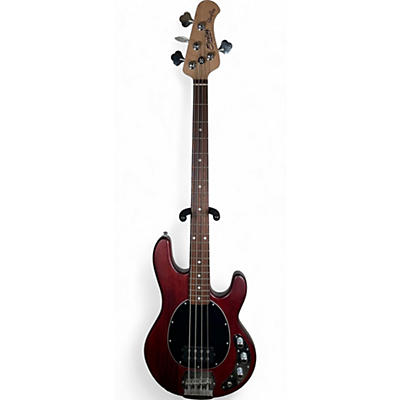 Sterling by Music Man Used Sterling by Music Man Stingray 4 Sub Series Wine Red Electric Bass Guitar