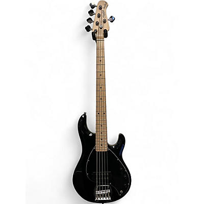 Used Sterling by Music Man Stingray 5 Black Electric Bass Guitar