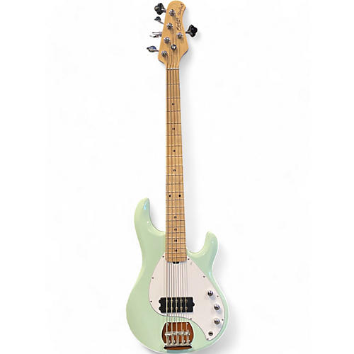 Sterling by Music Man Used Sterling by Music Man Stingray 5 Mint Green Electric Bass Guitar Mint Green