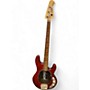 Used Sterling by Music Man Stingray 5 string bass Dakota Red Electric Bass Guitar Dakota Red