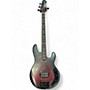 Used Sterling by Music Man Stingray Bass Ray34PB Dark Scarlet Burst Electric Bass Guitar Dark Scarlet Burst