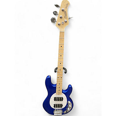 Sterling by Music Man Used Sterling by Music Man Stingray Blue Electric Bass Guitar