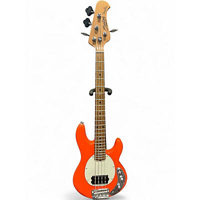 Used Sterling by Music Man Stingray RAYSS4 Red Electric Bass Guitar