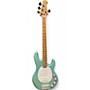 Used Sterling by Music Man Used Sterling by Music Man Stingray Ray34 Seafoam Sparkle Electric Bass Guitar Seafoam Sparkle