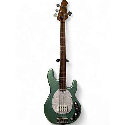 Used Sterling by Music Man Stingray Ray34 Sparkle Seafoam Sparkle  Electric Bass Guitar