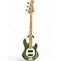 Used Sterling by Music Man Used Sterling by Music Man Stingray Royal Olive Electric Bass Guitar Royal Olive