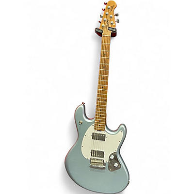 Used Sterling by Music Man Stingray SR50 FIREMIST SILVER Solid Body Electric Guitar