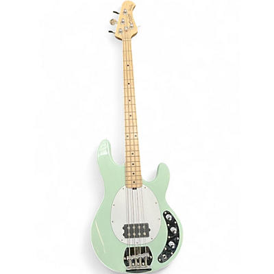Used Sterling by Music Man Stingray Seafoam Electric Bass Guitar