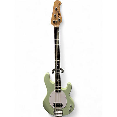 Used Sterling by Music Man Stingray Seafoam Green Electric Bass Guitar