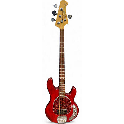 Sterling by Music Man Used Sterling by Music Man Stingray Sub 4 Cherry Electric Bass Guitar