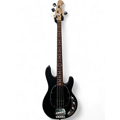 Used Sterling by Music Man Stingray Sub Series Black Electric Bass Guitar