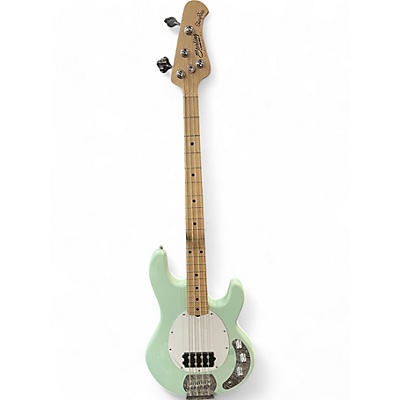 Used Sterling by Music Man Stingray Sub Series Seafoam Green Electric Bass Guitar